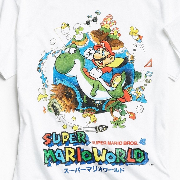 super mario world shirt
